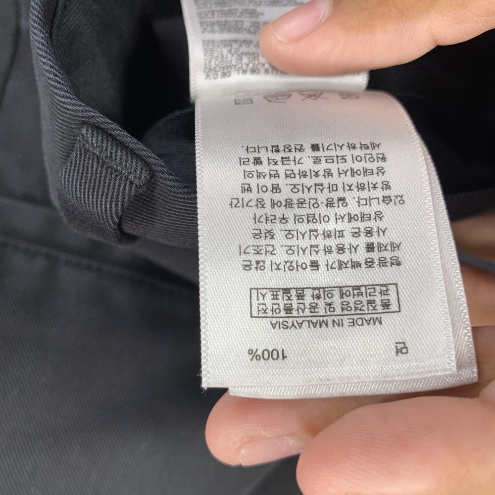 Brooks Brothers Pants Mens 40x30 (38x30) Black Advantage Chino Clark Flat Front - Picture 9 of 16